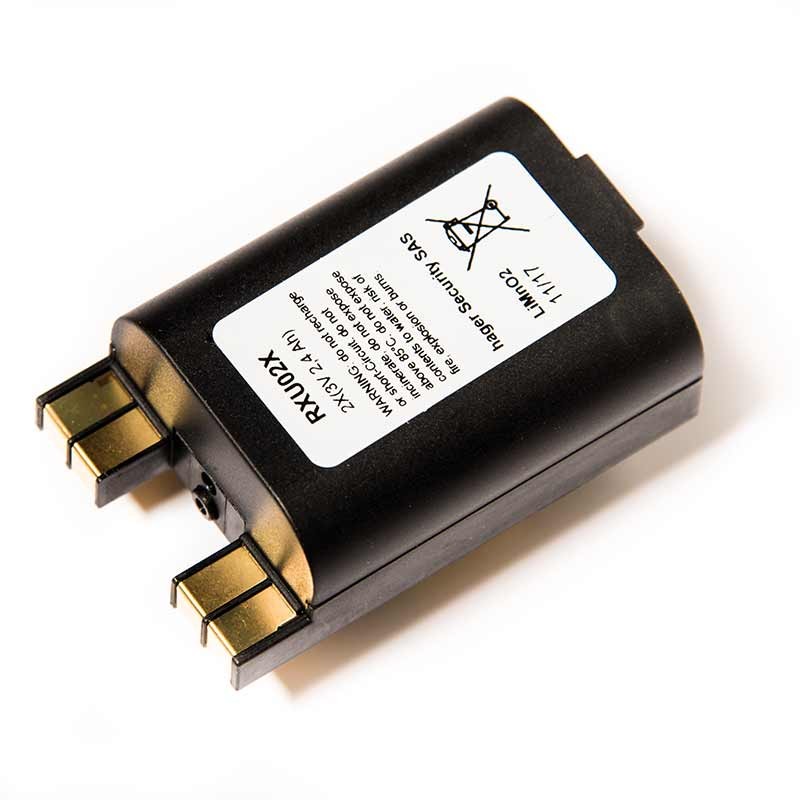 RXU03X 3,7v 1,2v, batterie générique pour système d'alarme Daitem