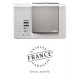 Clavier vocal lecteur de badge DIAG45ACK (façade titane incluse) + badge de couleur taupe