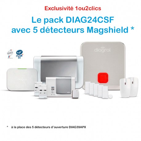 Pack Alarme Diagral DIAG24CSF-Magshield