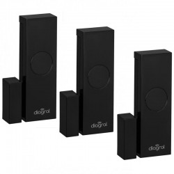 DIAG33BPX détecteur d'ouverture MagShield noir anthracite