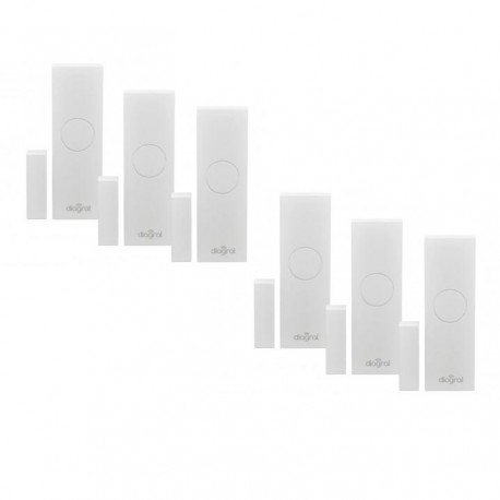 DIAG32BPX détecteur d'ouverture blanc MagShield