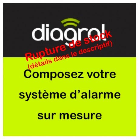 Centrale d'alarme IP/4G Diagral DIAG99AGX